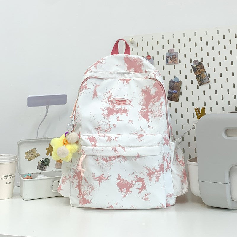 Marmoriertes Muster Rucksack