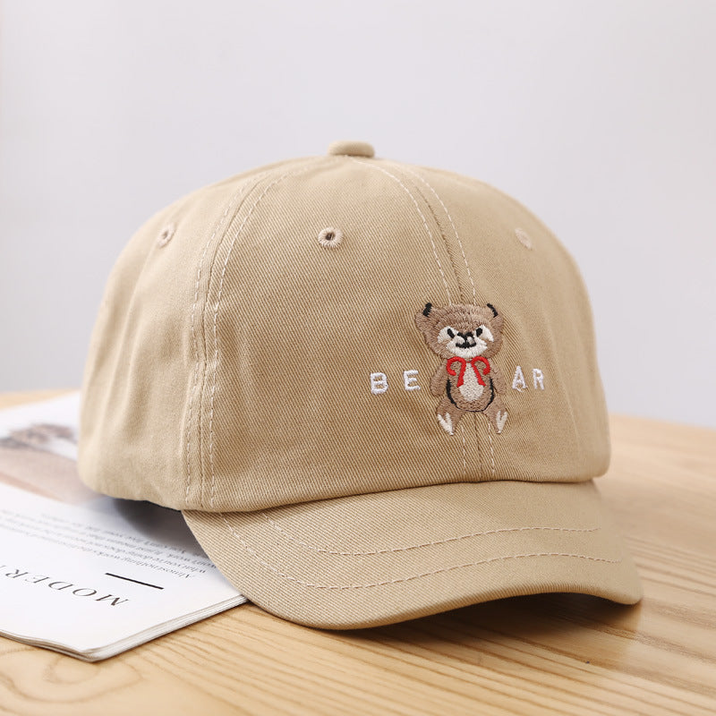 Damen Süße Bären-Stickerei Baseballmütze Brehn