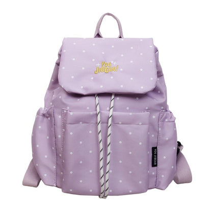 Stilvolle gepunktete bedruckte Rucksack Brehn