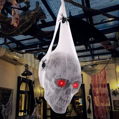 Hängende Gruselige Totenkopf-Dekoration