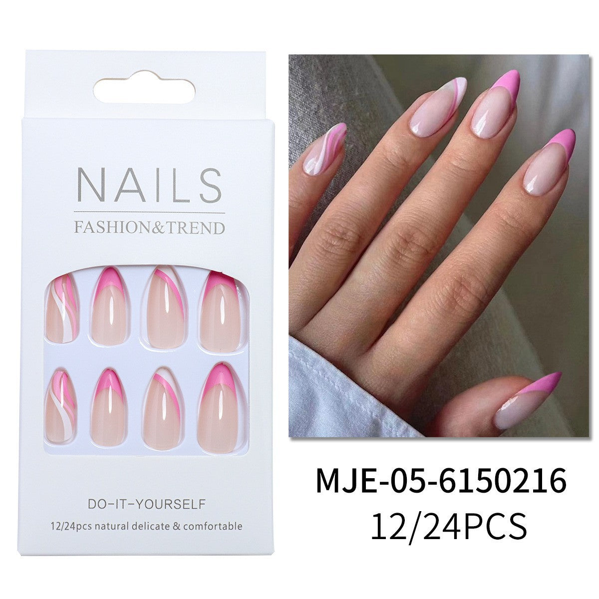 Kreatives Press-On Nageldesign Brehn