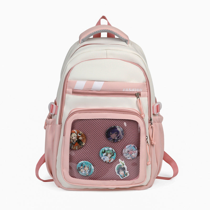 Stylischer Grafik-Patch-Rucksack Brehn