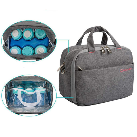 Unisex Kühltasche mit zwei Öffnungsarten und isolierender Innenausstattung Brehn