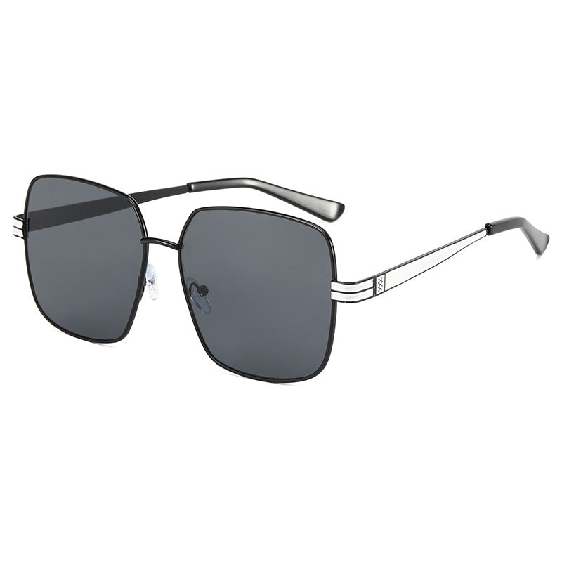 Damen modische quadratische Brille mit filigranem Metallrahmen Brehn