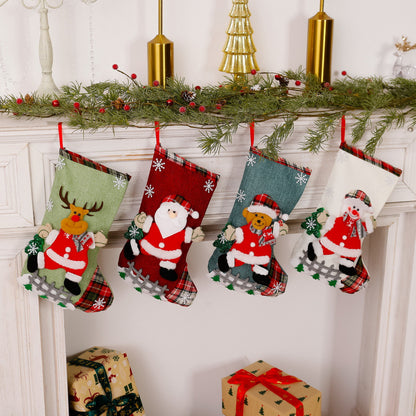 Lustiger Weihnachtsstrumpf mit Rentier-Motiv Brehn