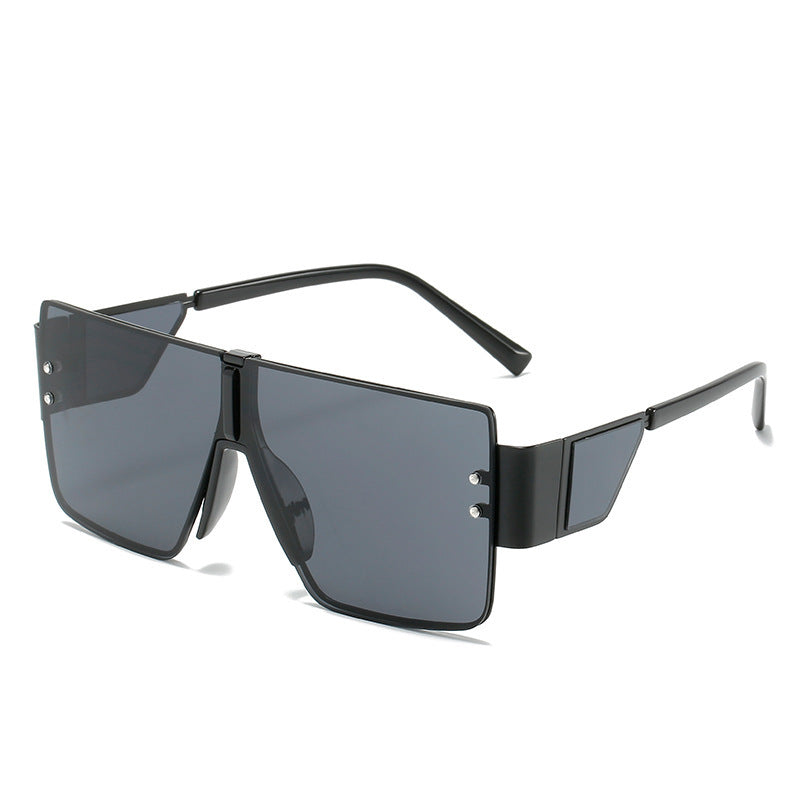 Damen trendige oversized Sonnenbrille mit futuristischem Design Brehn