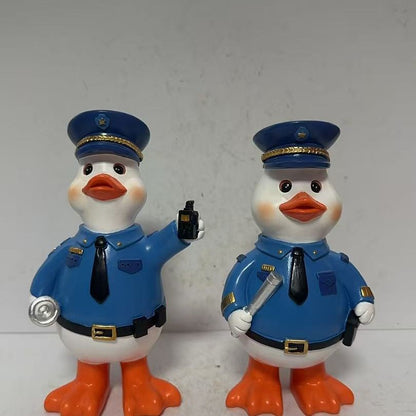 Lustige Polizeientenfigur Brehn