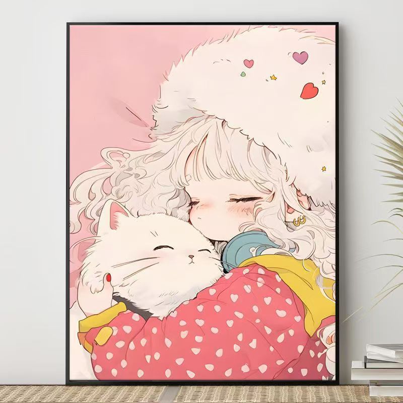 Niedliche Charakterillustration Leinwandkunst Brehn