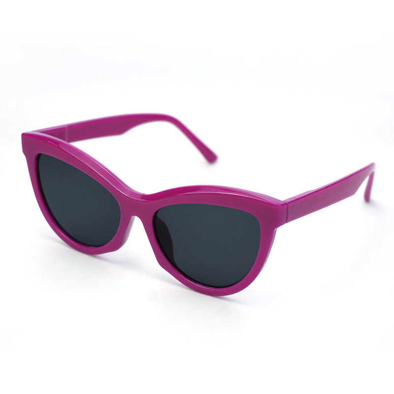 Damen Cat-Eye Sonnenbrille mit modernem, konturiertem Rahmen Brehn