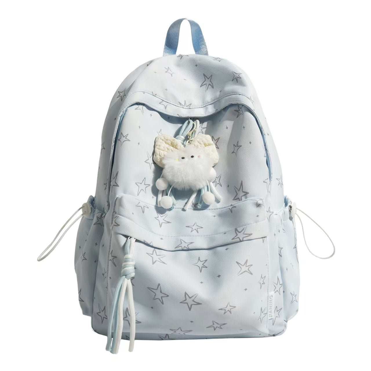 Stern-Muster-Plüsch-Rucksack Brehn