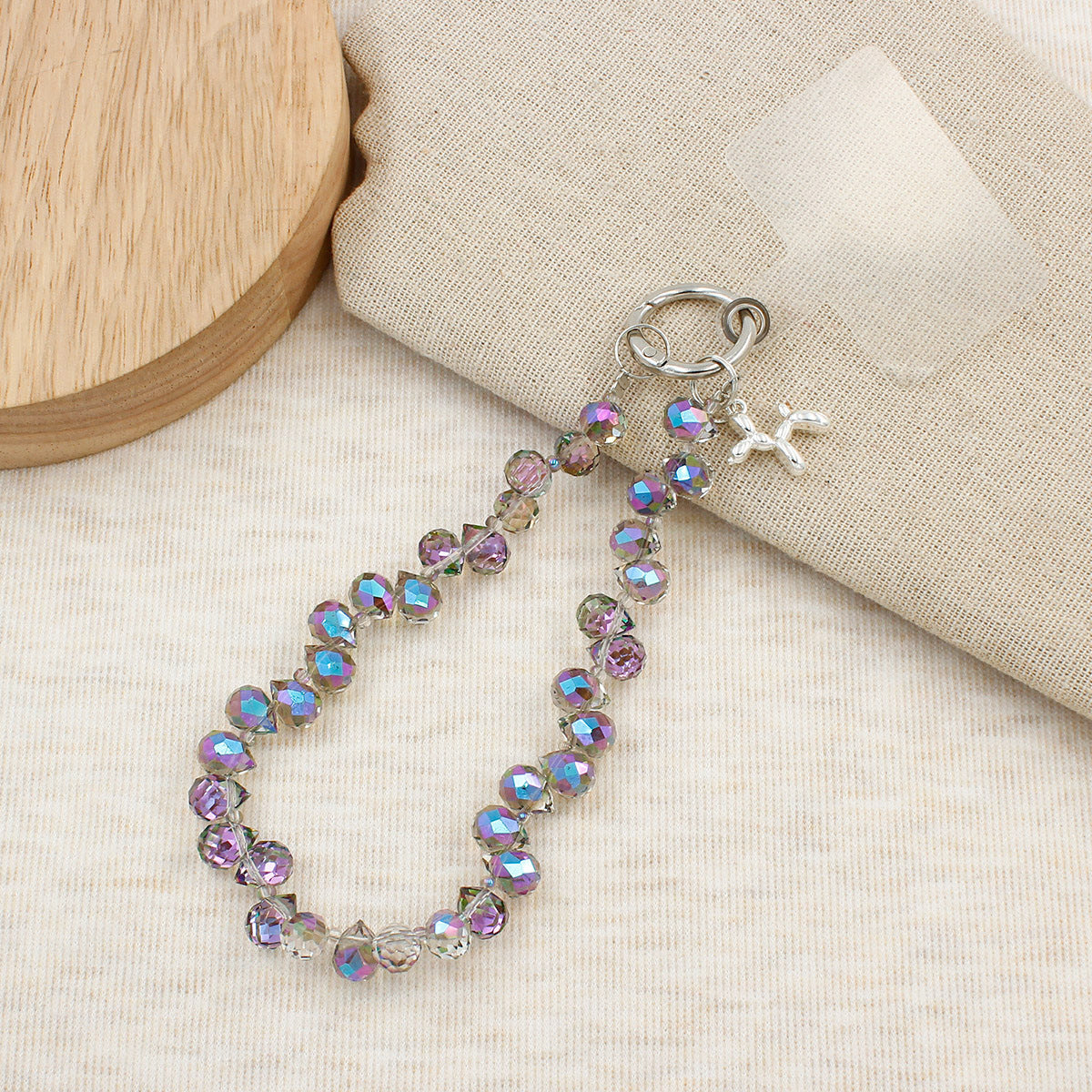 Kristall-verzierte Charm-Armband Brehn