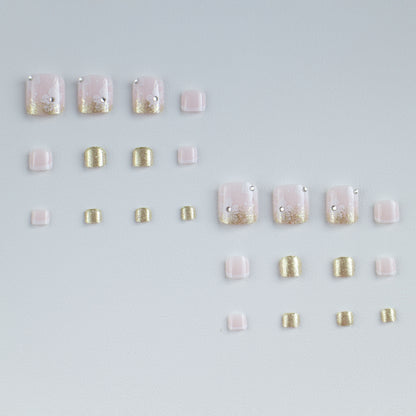 Elegante Blumengel-Nagelkunst