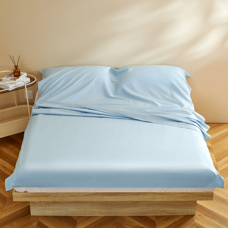 Mikrofaser-Satin-Spannbettlaken-Set mit extraweichem seidig-mattem Griff