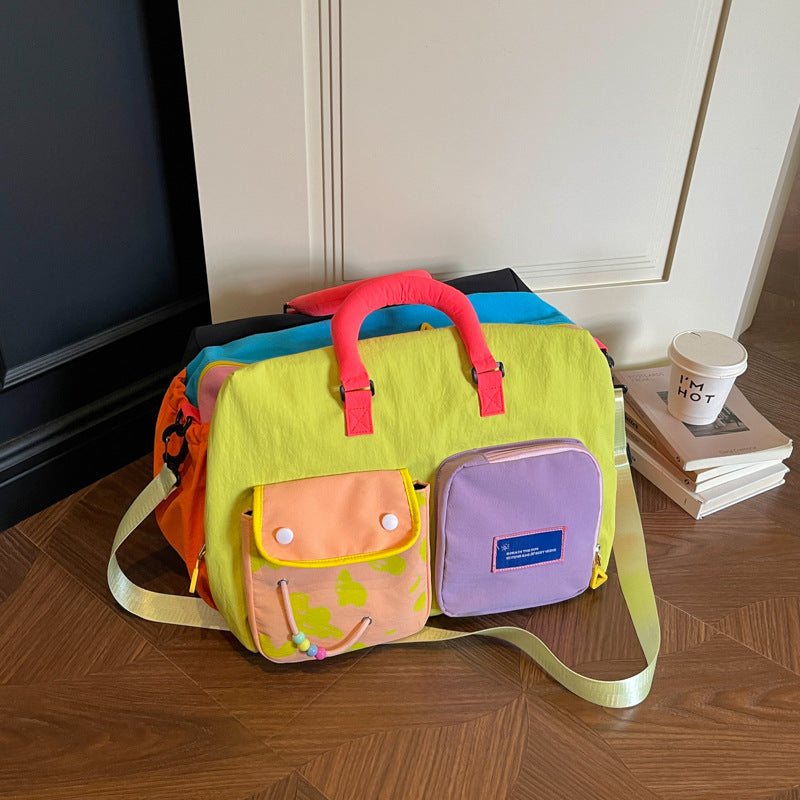 Buntes Mehrfach-Taschen Reise Duffle Bag Brehn