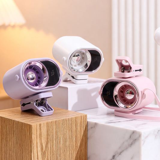 Damen Klammer-Lampe mit digitaler Anzeige und flexiblem Arm Brehn