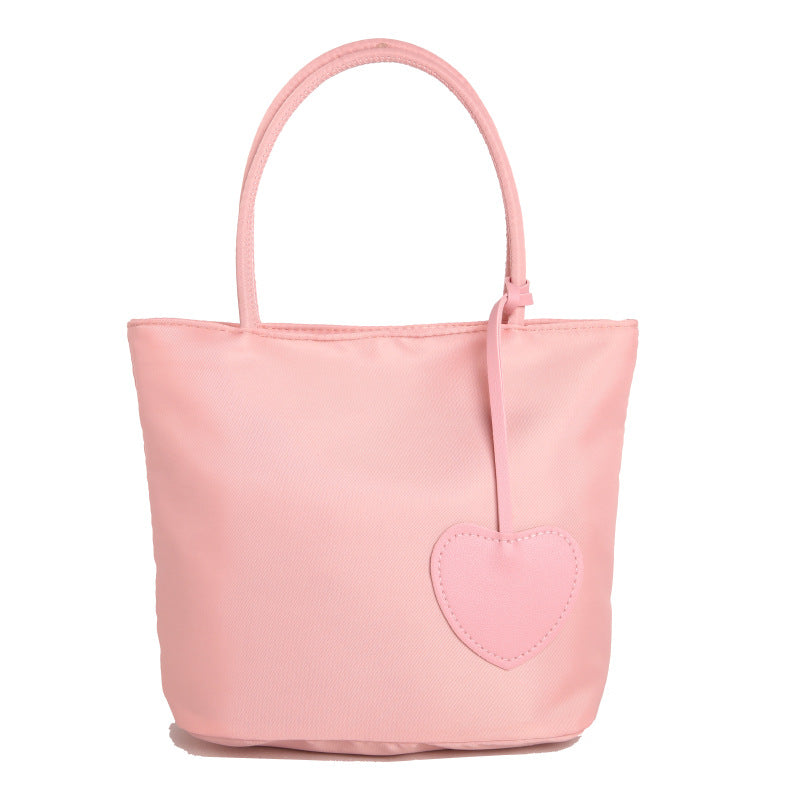 WoStylish Herz-geschmückte Alltags-Tote-Tasche Brehn