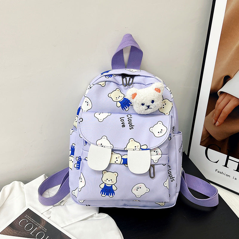 Niedlicher Plüschbär-Mini-Rucksack Brehn
