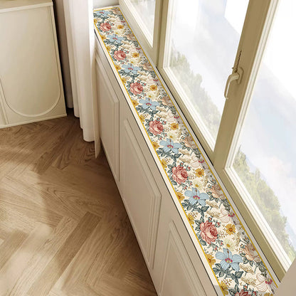Blumen Dekorativer Fensterbankmatte