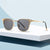 Damen Designer-Sonnenbrille mit luxuriösem Rahmen und verspiegelten Gläsern Brehn