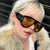 Damen modische oversized Sonnenbrille im Retro-Stil Brehn