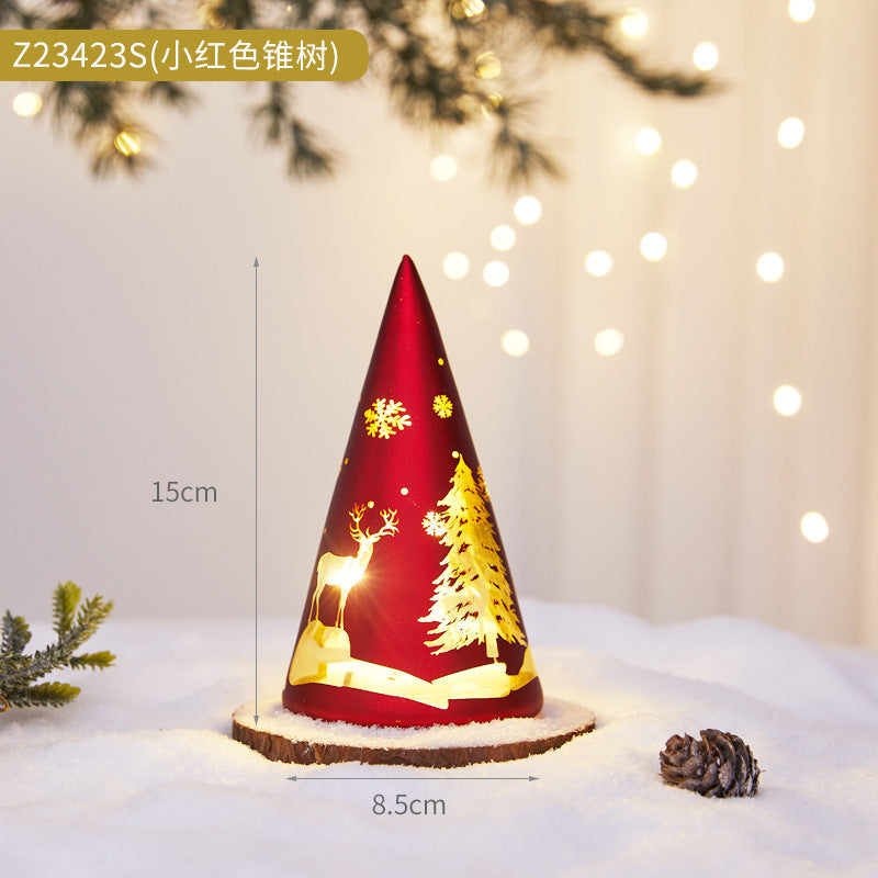 Dekorative LED Weihnachtsbaumlaterne
