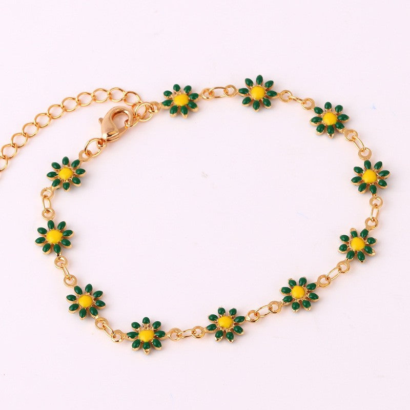Floral Daisy Chain Halskette Brehn