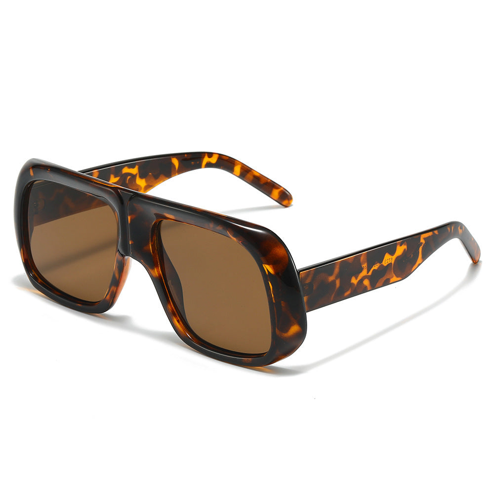 Luxuriöse Übergroße Quadratische Sonnenbrille Brehn