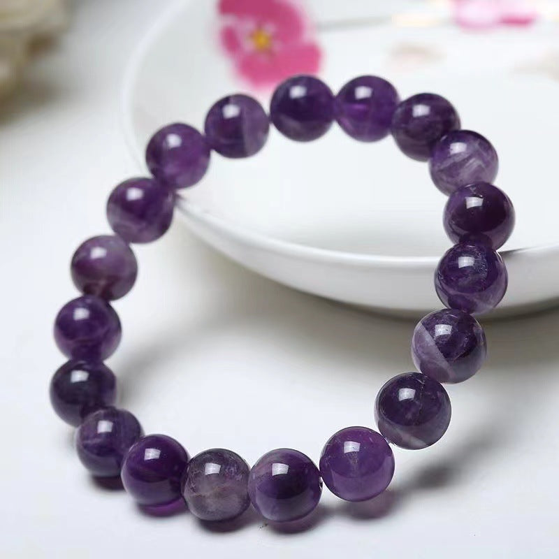 Handgemachte Amethyst Edelsteinarmband Brehn