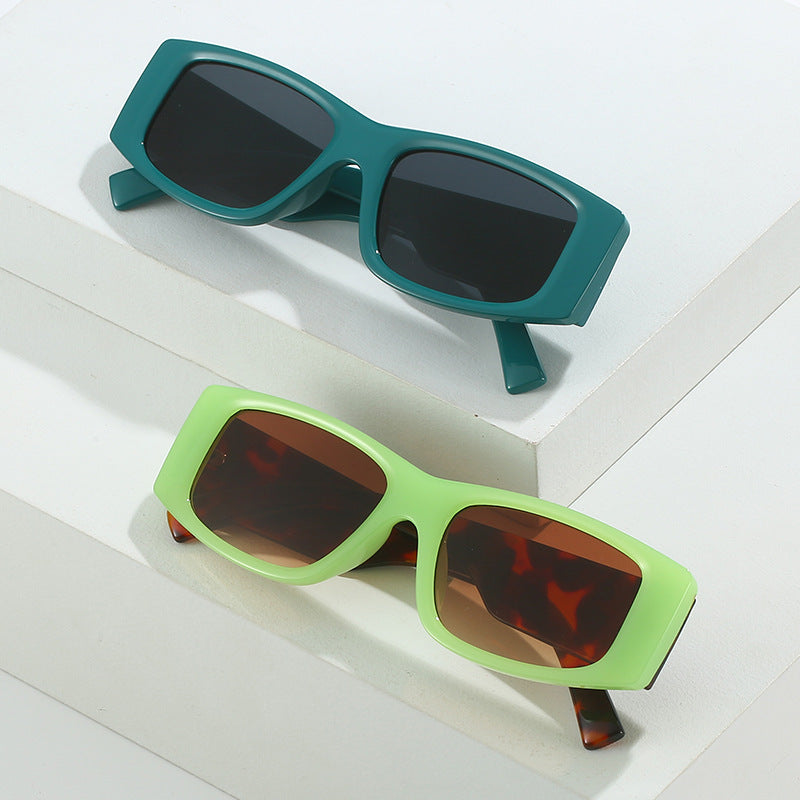 Chunky Retro-inspirierte quadratische Sonnenbrille Brehn