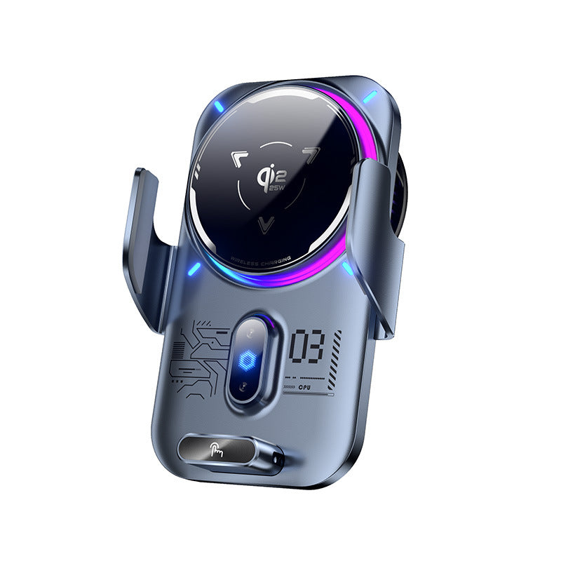 Unisex Induktiver Smartphone-Ladehalter mit Multifunktions-Display Brehn