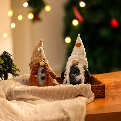Dekorative Weihnachtsgnom Figur Brehn