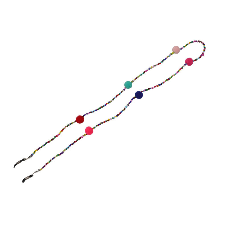 Bunte Perlen Brillen Kette Brehn