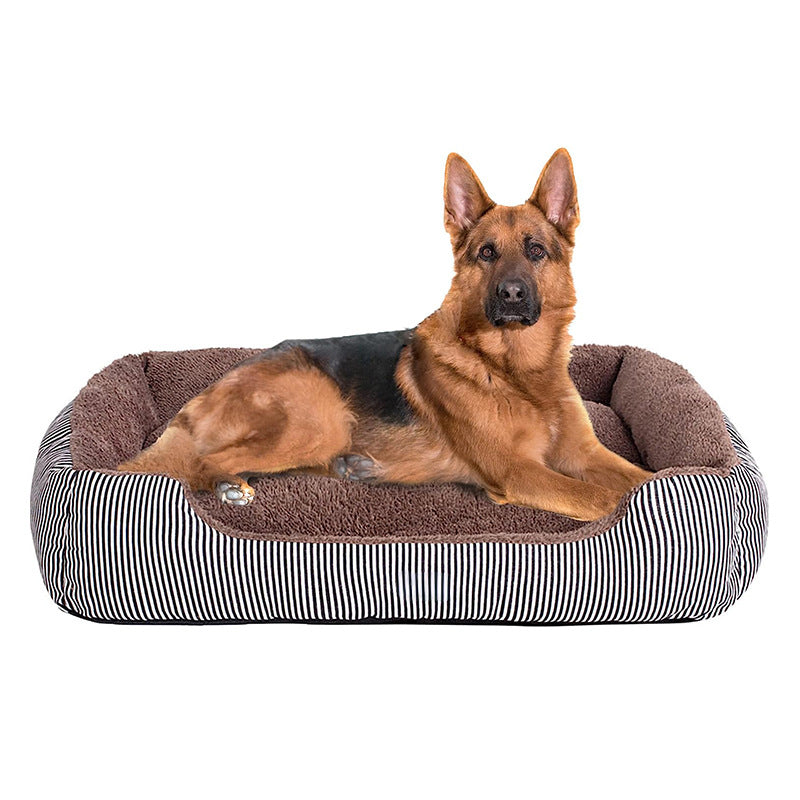 Orthopädisches Weiches Gestreiftes Hundebett