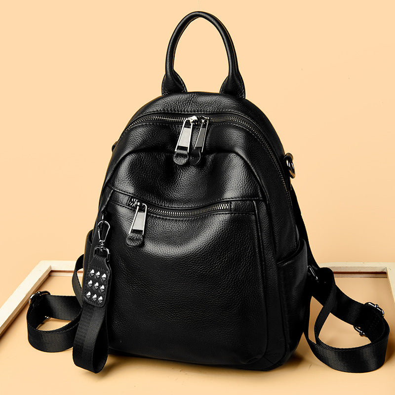 Vielseitiger Multifunktionaler Leder Rucksack Brehn