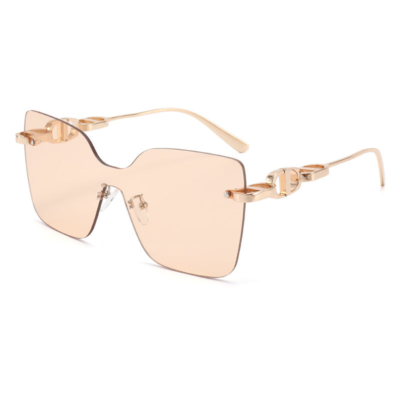 Damen elegante oversized Sonnenbrille mit modischem Rahmen und UV-Schutz Brehn