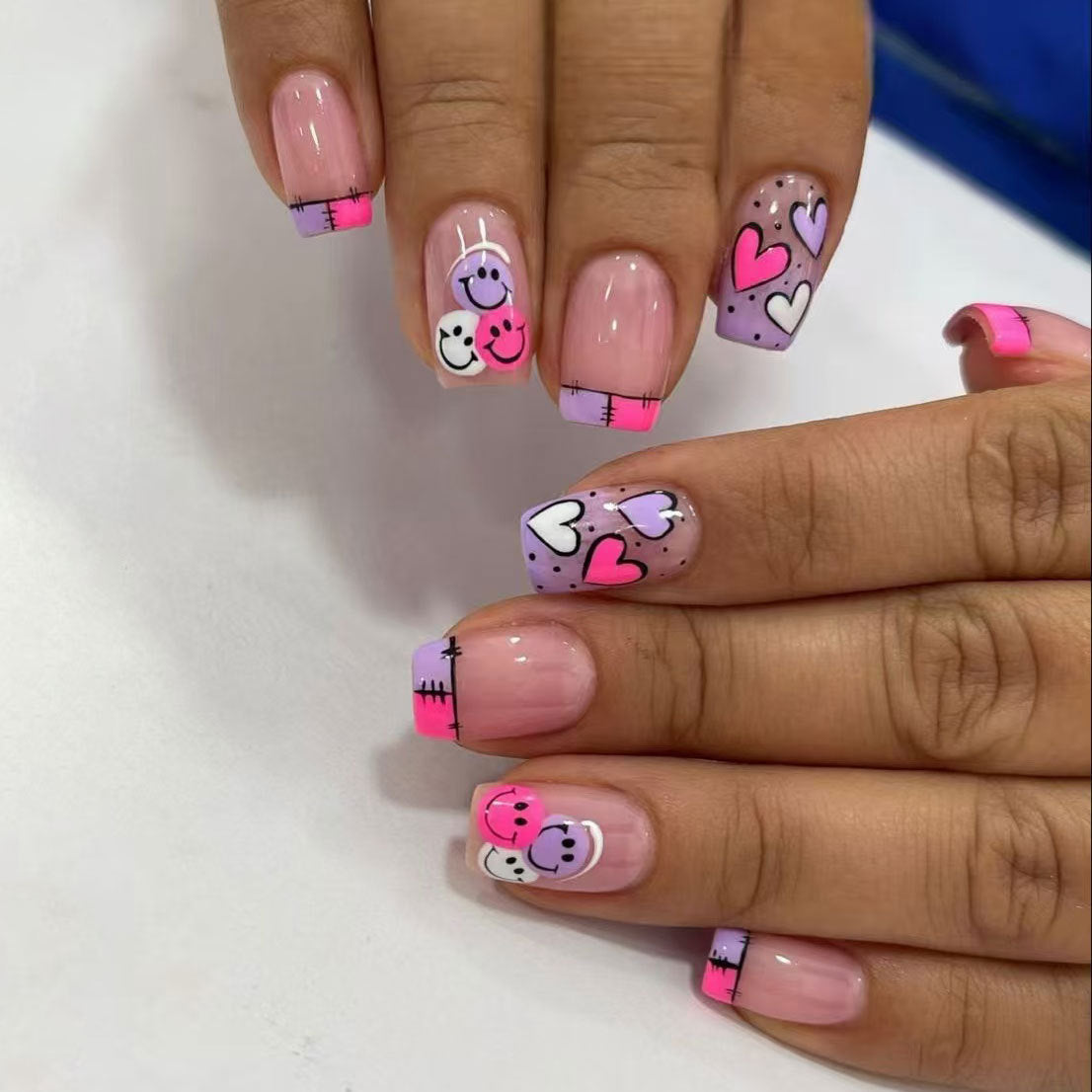 Verspielt Themen Nagelkunst Set