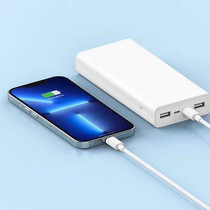 Hochleistungs-20.000-mAh-tragbare Powerbank mit dualen USB-A- und USB-C-Schnellladeanschlüssen Brehn