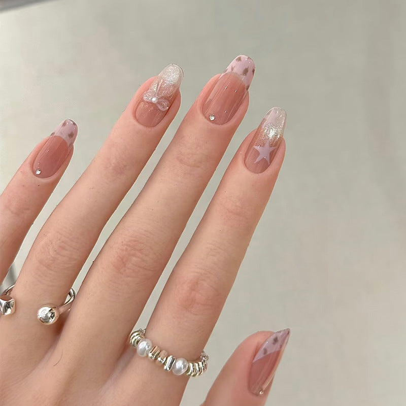 Elegante Nagelkunst Press-On Nägel Brehn