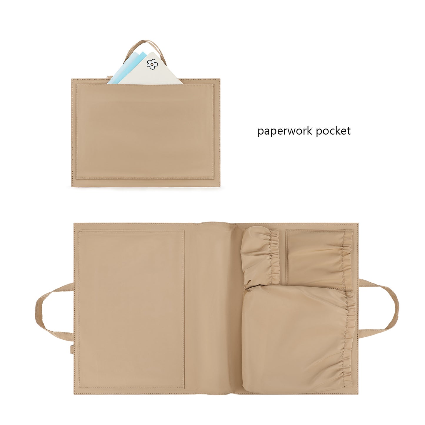 Praktische Einkaufstasche mit Mehreren Taschen Brehn