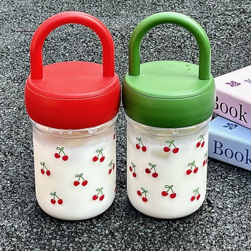 Damen umweltfreundliche Trinkflasche mit praktischem Tragegriff Brehn