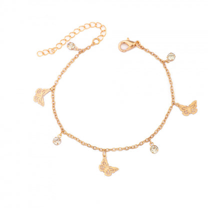 Schmetterlings Charm Fußkette Brehn