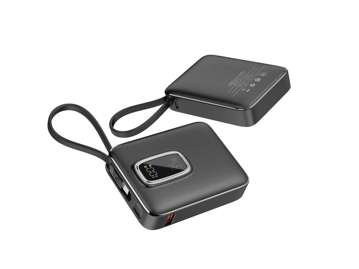 Tragbare Powerbank mit Integrierter Led-Anzeige und Schnellladefunktion Brehn