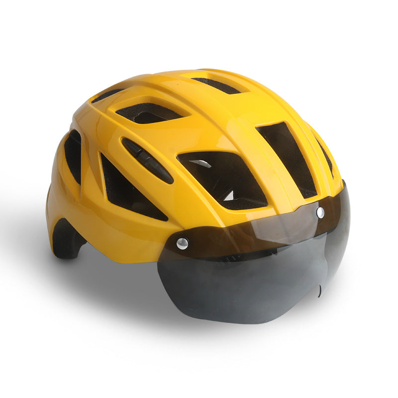 Multifunktionaler Fahrradhelm mit Visier Brehn