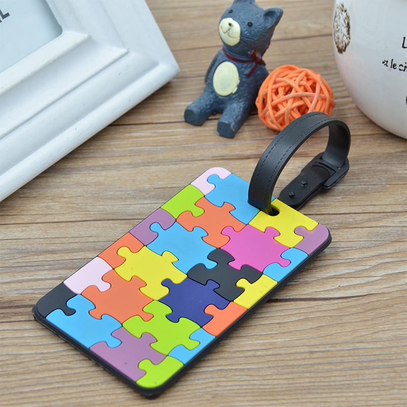 Unisex Gepäckanhänger im bunten Mosaikdesign Brehn