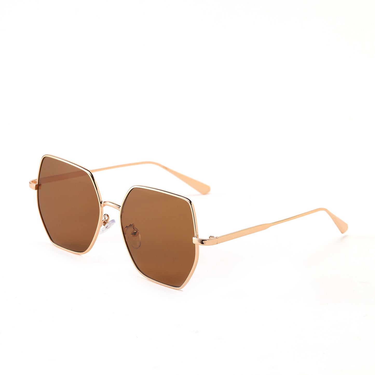 Damen modische hexagonale Sonnenbrille mit UV-Schutz Brehn