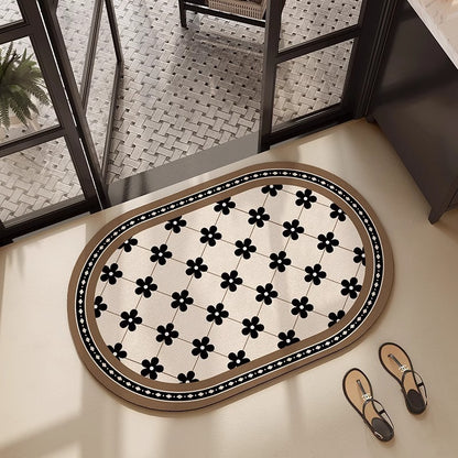 Floral Gestickte Badematte Brehn