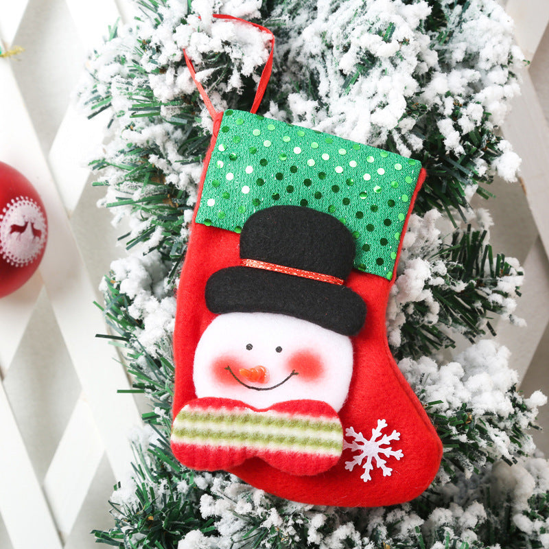 Festlicher Weihnachtsstrumpf mit Rentier-Motiv Brehn