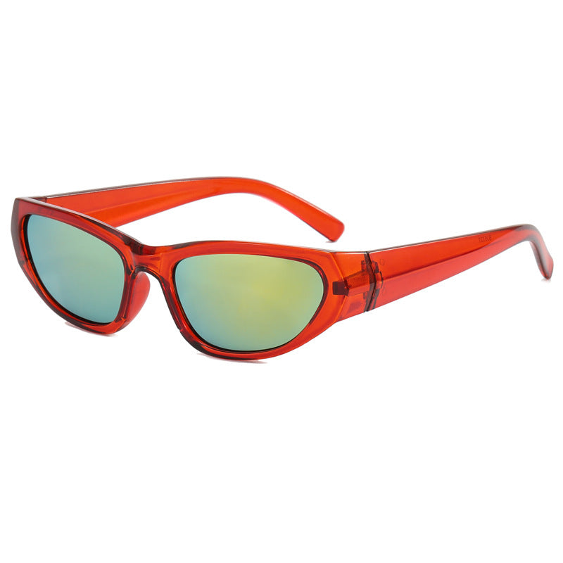Damen modische Sonnenbrille mit verspiegelten Gläsern Brehn