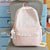 Süßes Gingham-Muster-Schulrucksack