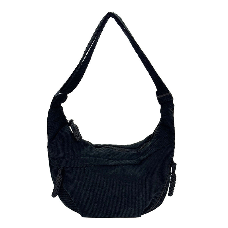 Schultertasche mit Kunstvollem Fächerdesign Brehn